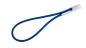 Preview: Expanderschlinge mit Knebel, 6 mm Ø, 20 cm lang, blau