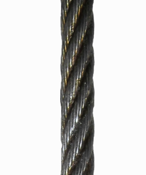 TOP-Forstwindenseil verzinkt (Klasse B) 10, 11, 12, 13 mm Ø, 6x19 Seale+IWRC 50, 60, 70, 80, 90 m lang, inkl. 1-seitige Schlaufenverpressung, 1-seitig angespitzt