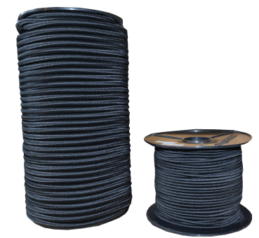 Gummiseile Monoflex Expanderseile mit Polypropylen (PP) Mantel, Meterware und 100 m-Spulen, diverse Seil-Durchmesser